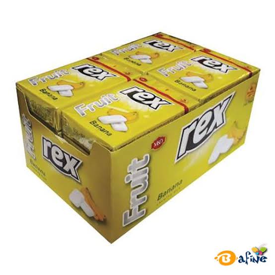 آدامس دراژه رکس موزی 16عددی